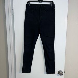 Express Black High Rise Skinny Jeans